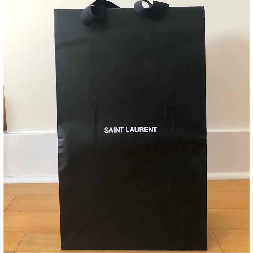 Authentic Saint Laurent shopping bag